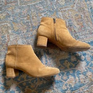 Madewell Lucien Suede Ankle Booties